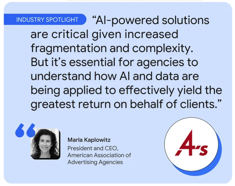 Amercican Association of Advertising Agencies on AI