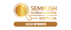 Semrush Search Awards 2020 Winner