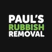 Paul's Rubbish Removal Black Logo