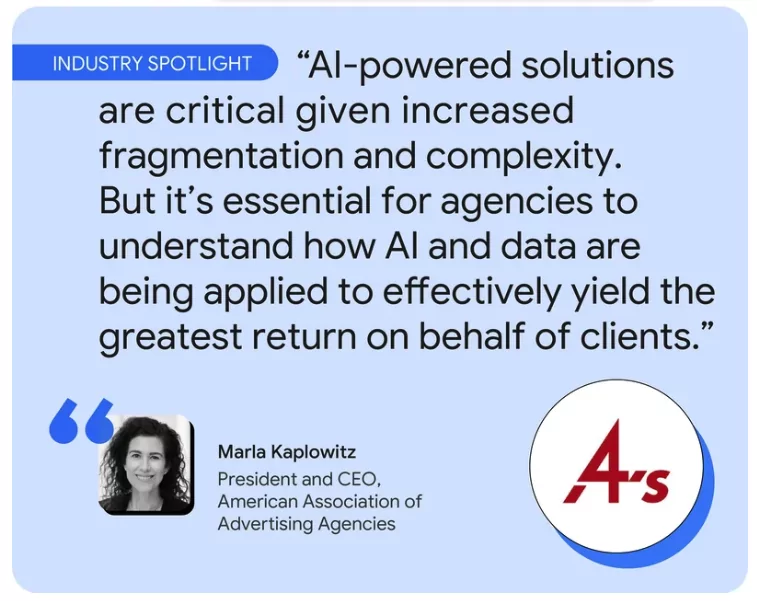 Amercican Association of Advertising Agencies on AI